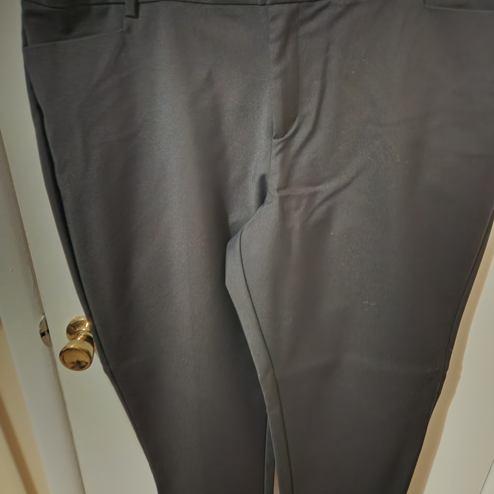 Eloquii Women's Black Straight Leg Pants
